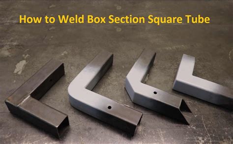 welding steel box section|welding box section corners.